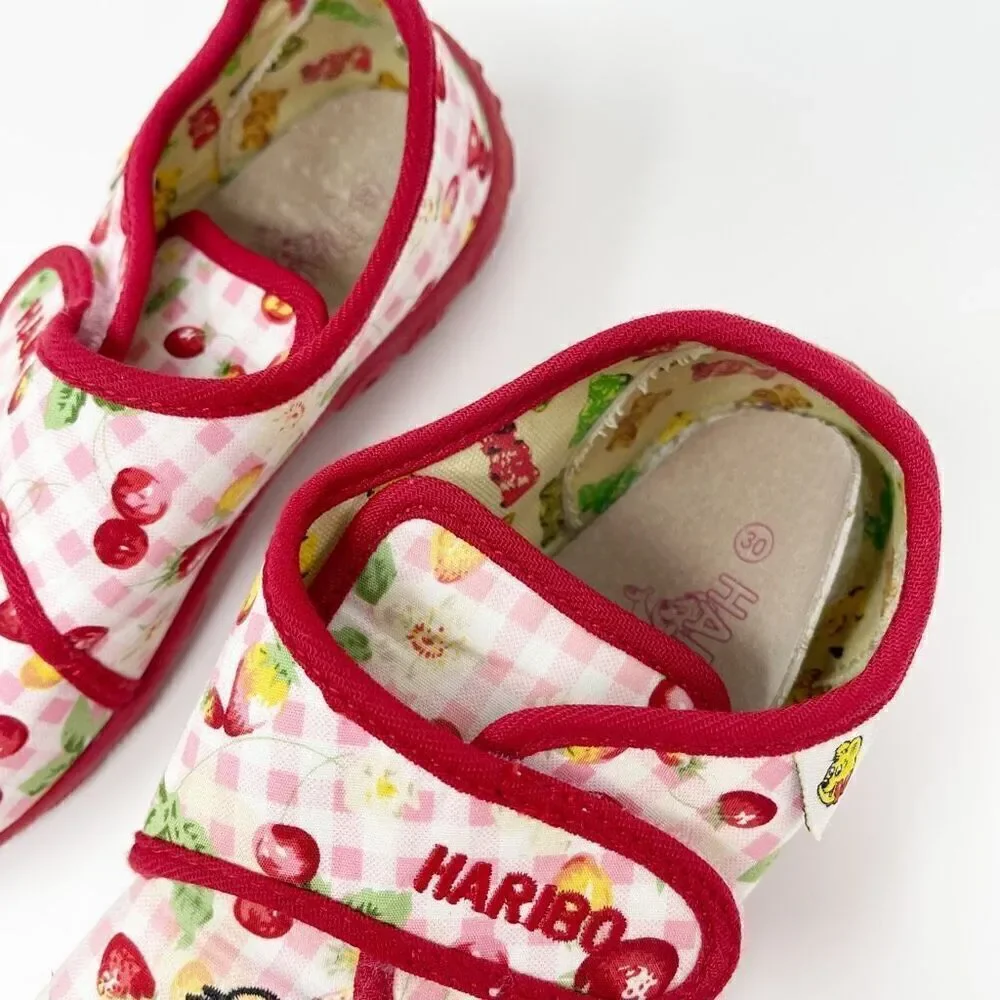 Haribo Cherry Gummy Bears Slip On Slippers Toddler Shoes Size EU 30 US 12